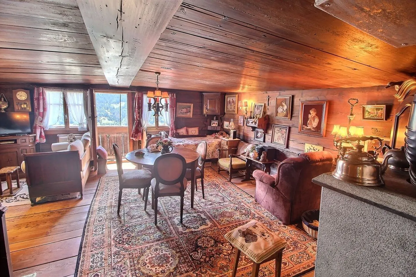 Charmante 2,5-Zimmer-Wohnung in Saint-Martin (VS) - Atemberaubender Blick auf die Alpen - Foto 6 von 7