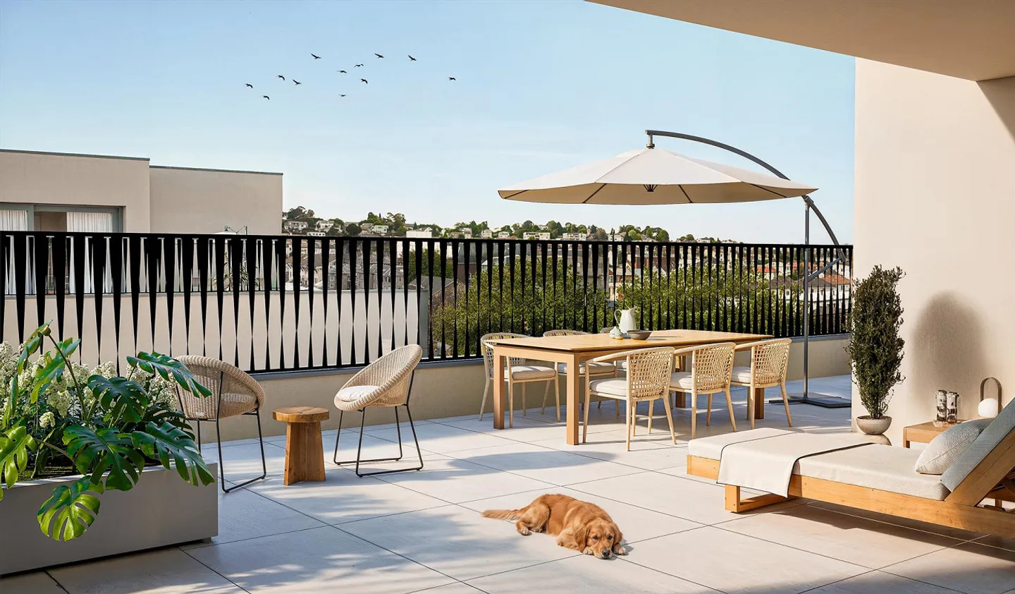 Maisonette-Penthouse mit Terrasse - Foto 1 von 13