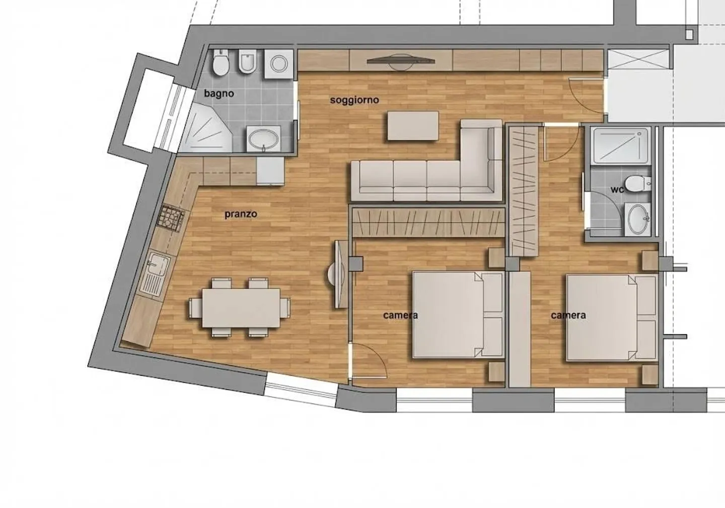 Apartment - Lugano - Photo 3 of 3