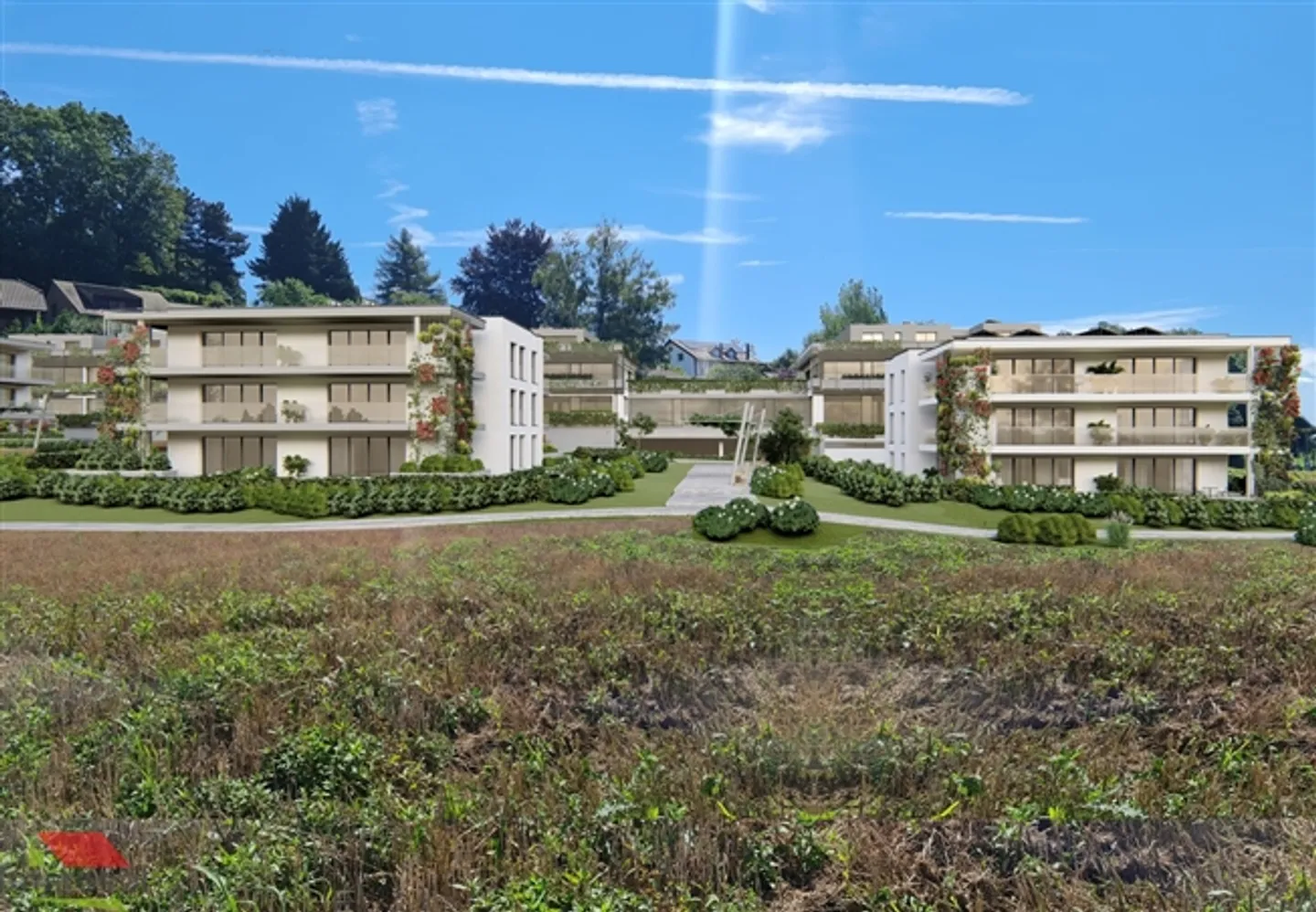 «Neue 4.5 Zimmerwohnung - Terrasse mit schöner Aussicht - Le Mont» - Foto 1 von 8