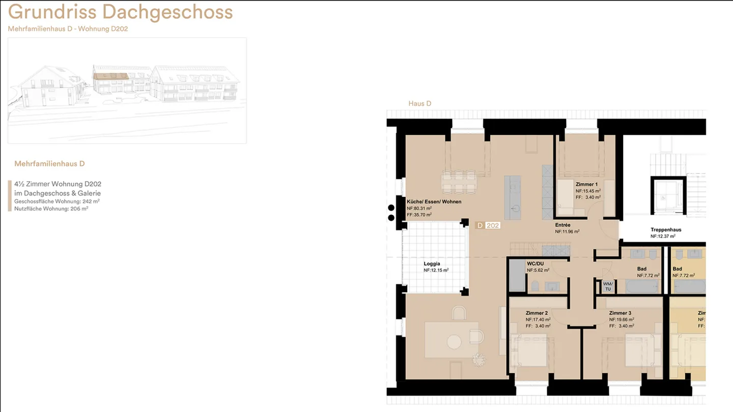 Appartamento mansardato Zollhausweg - Foto 3 di 17