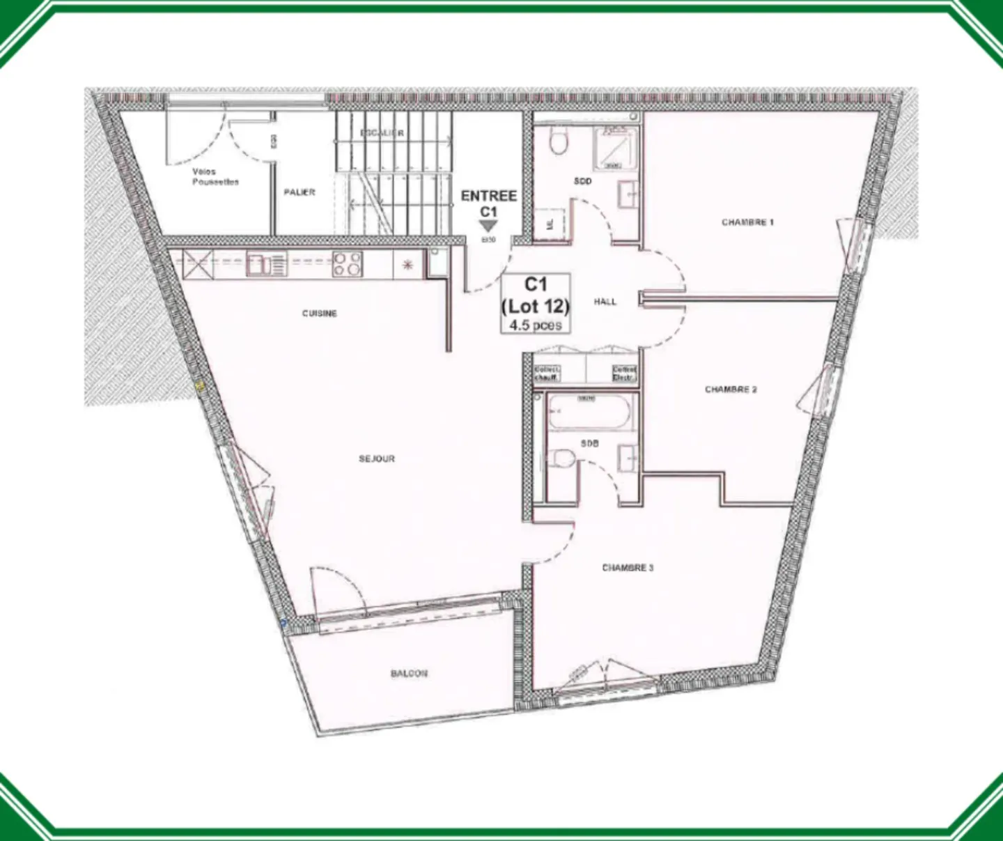Modern Apartment in Lausanne - Photo 3 of 4