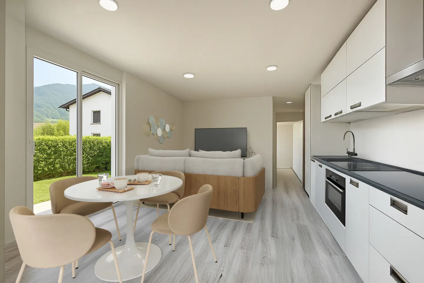 2.5 rooms with garden in Stabio in a new building - Photo 1 of 7