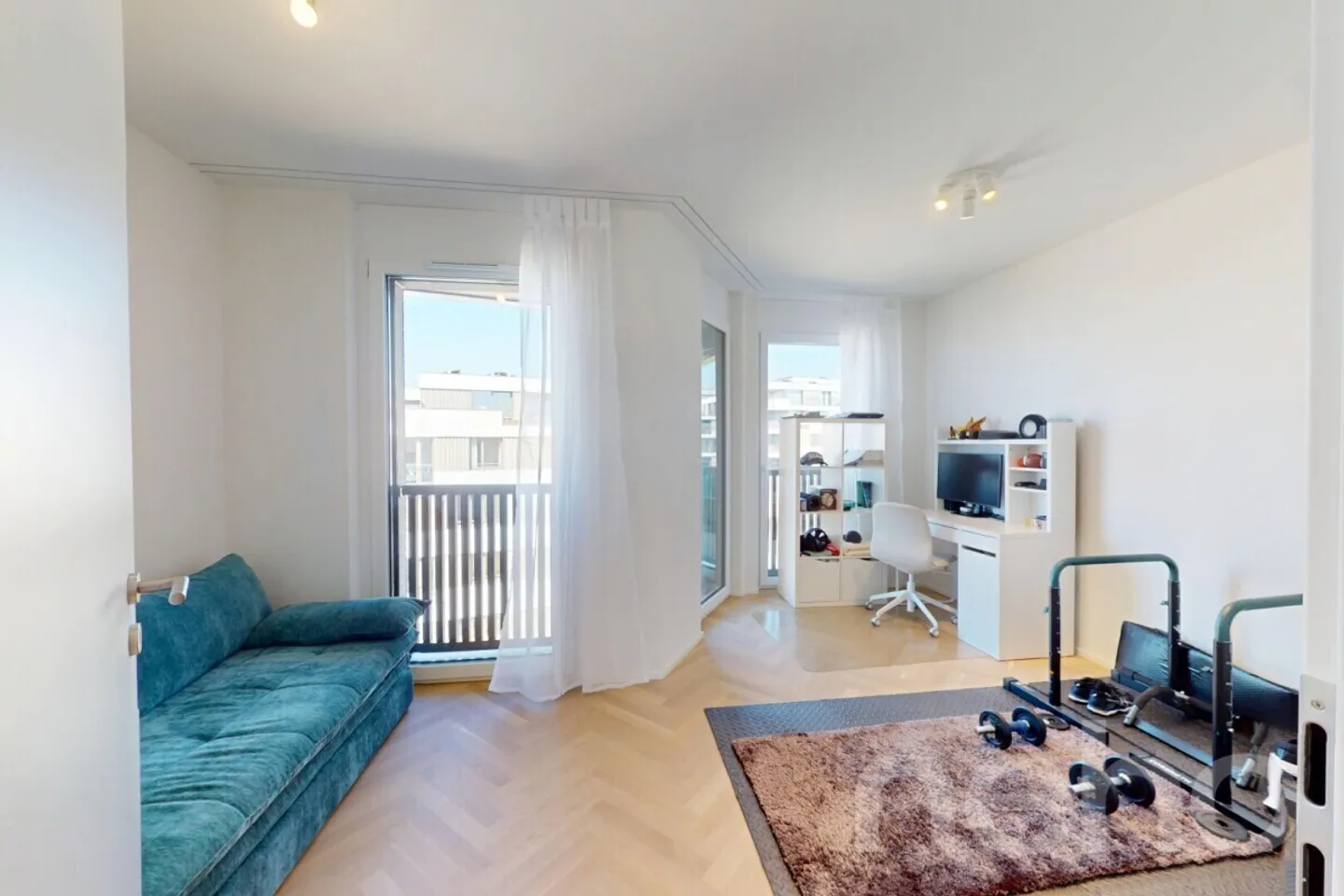 Superbe duplex 3.5p très lumineux dans un immeuble Minergie-ECO - Photo 8 sur 13