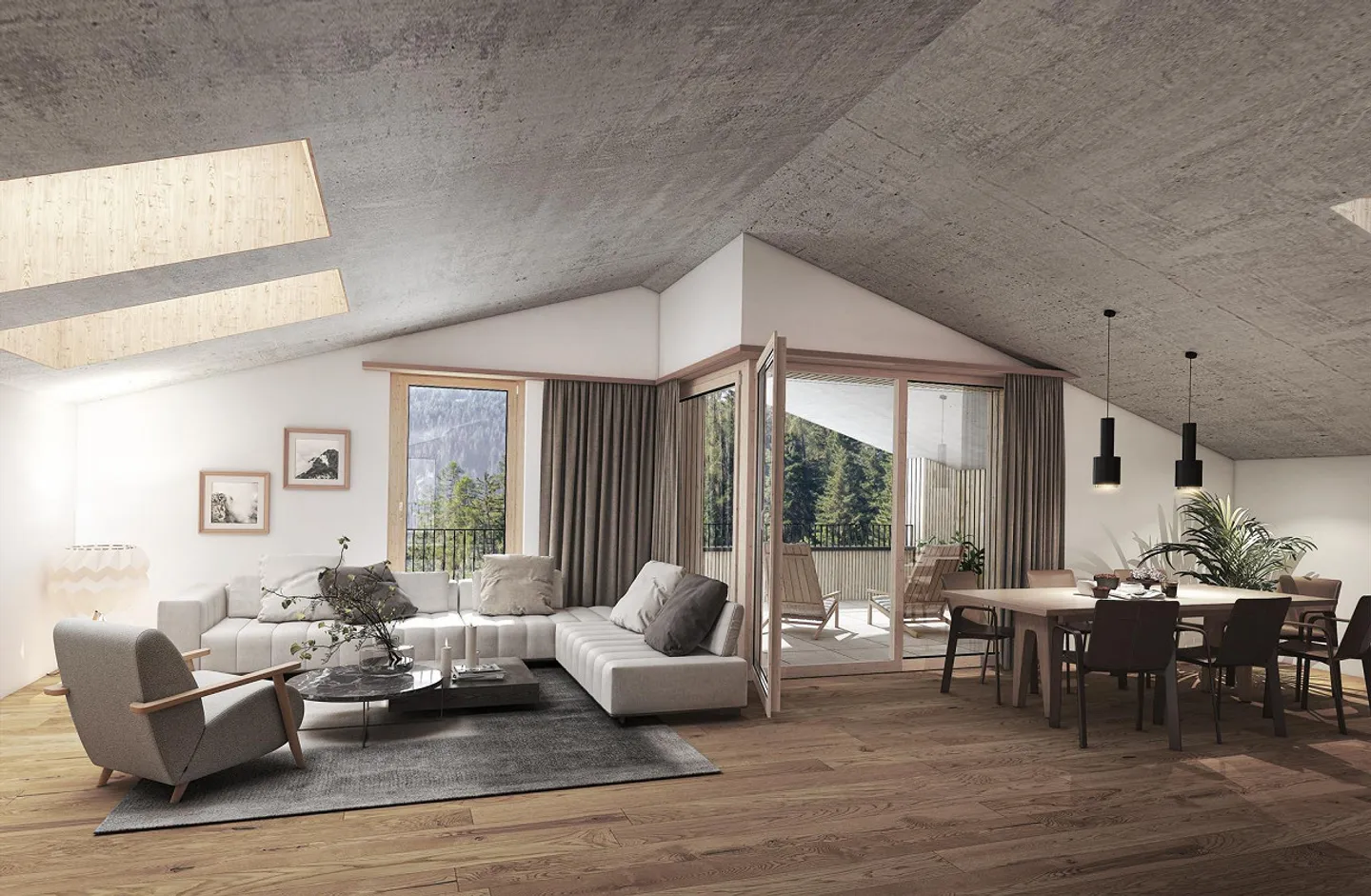 4.5-Room Attic Apartment - Photo 4 of 5