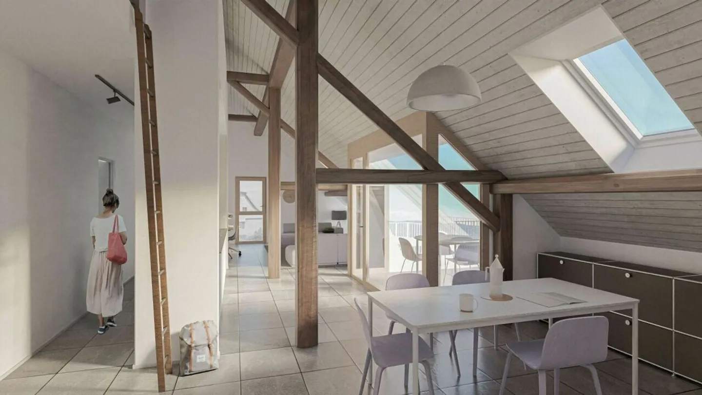 «3 Off-Plan-Wohnungen zum Verkauf - 4,5 und 5,5 Zimmer mit Garten, Terrasse oder Loggia - Nur 6 km von Yverdon entfernt» - Photo 4 sur 12