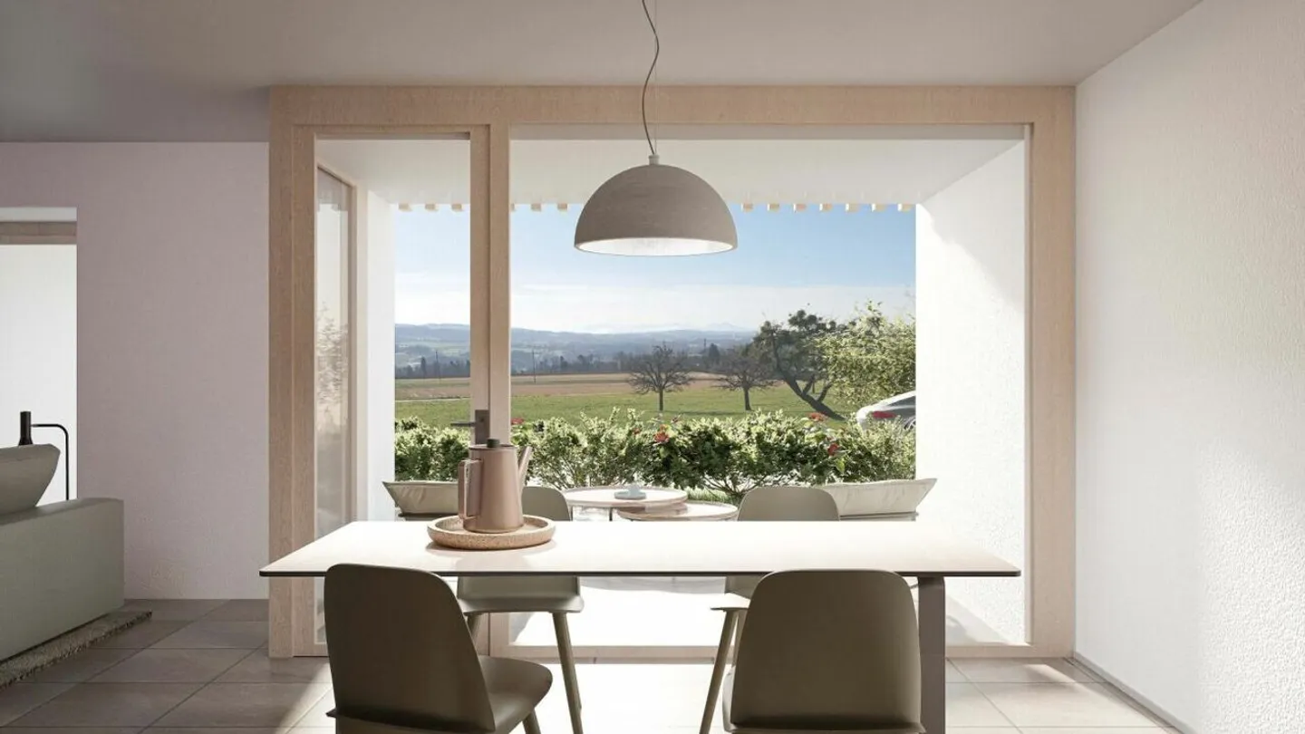 «3 Off-Plan-Wohnungen zum Verkauf - 4,5 und 5,5 Zimmer mit Garten, Terrasse oder Loggia - Nur 6 km von Yverdon entfernt» - Photo 11 sur 12