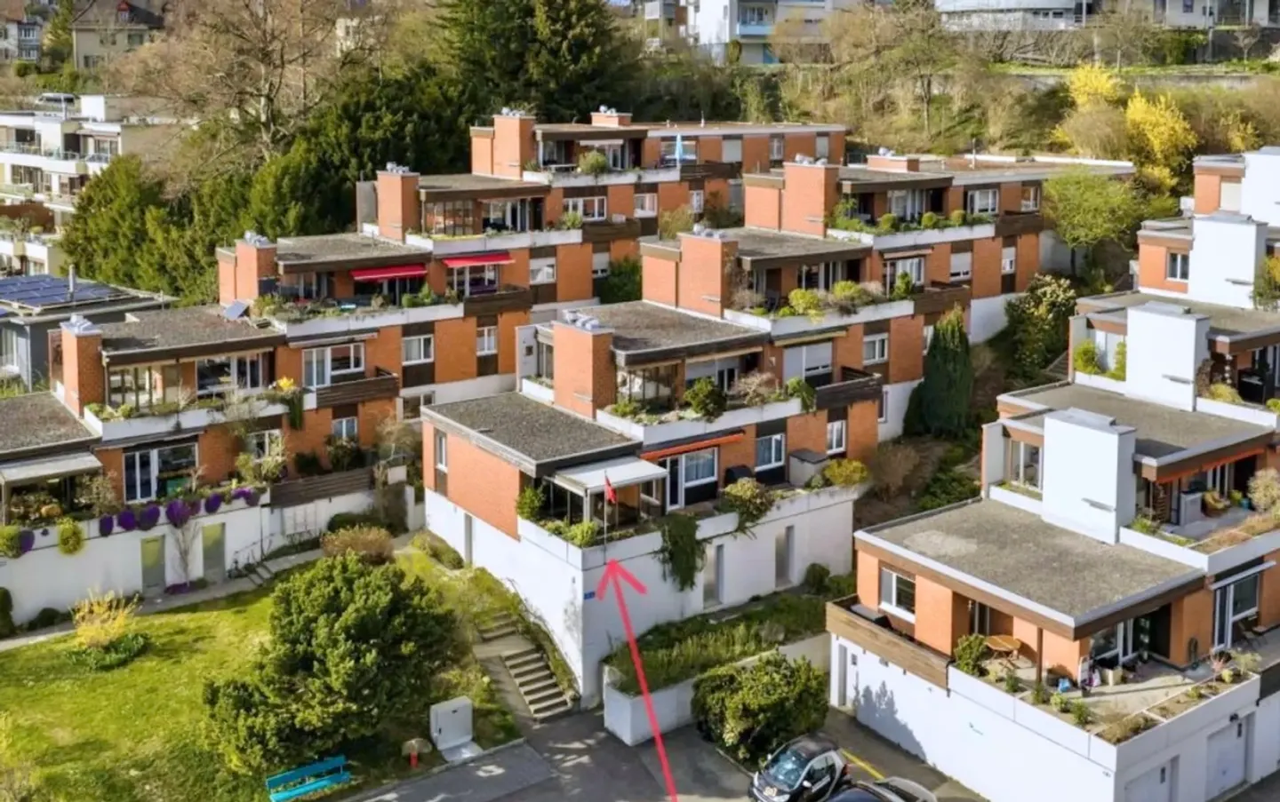 Terrassenhaus mit Rheinblick - Foto 13 von 14