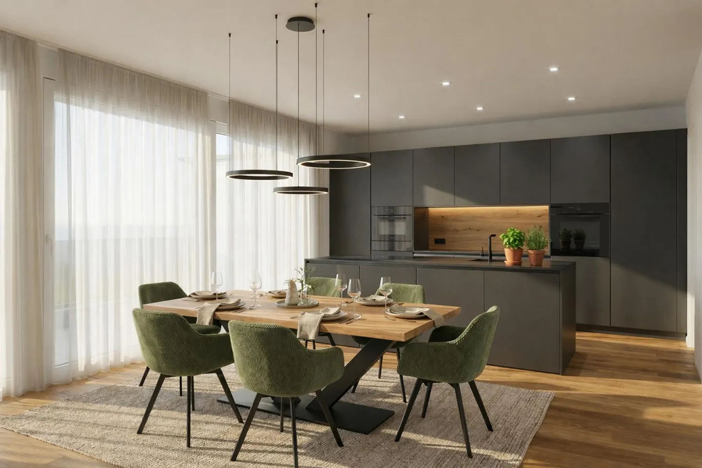 Appartement en attique moderne de 4,5 pièces - Photo 3 sur 6