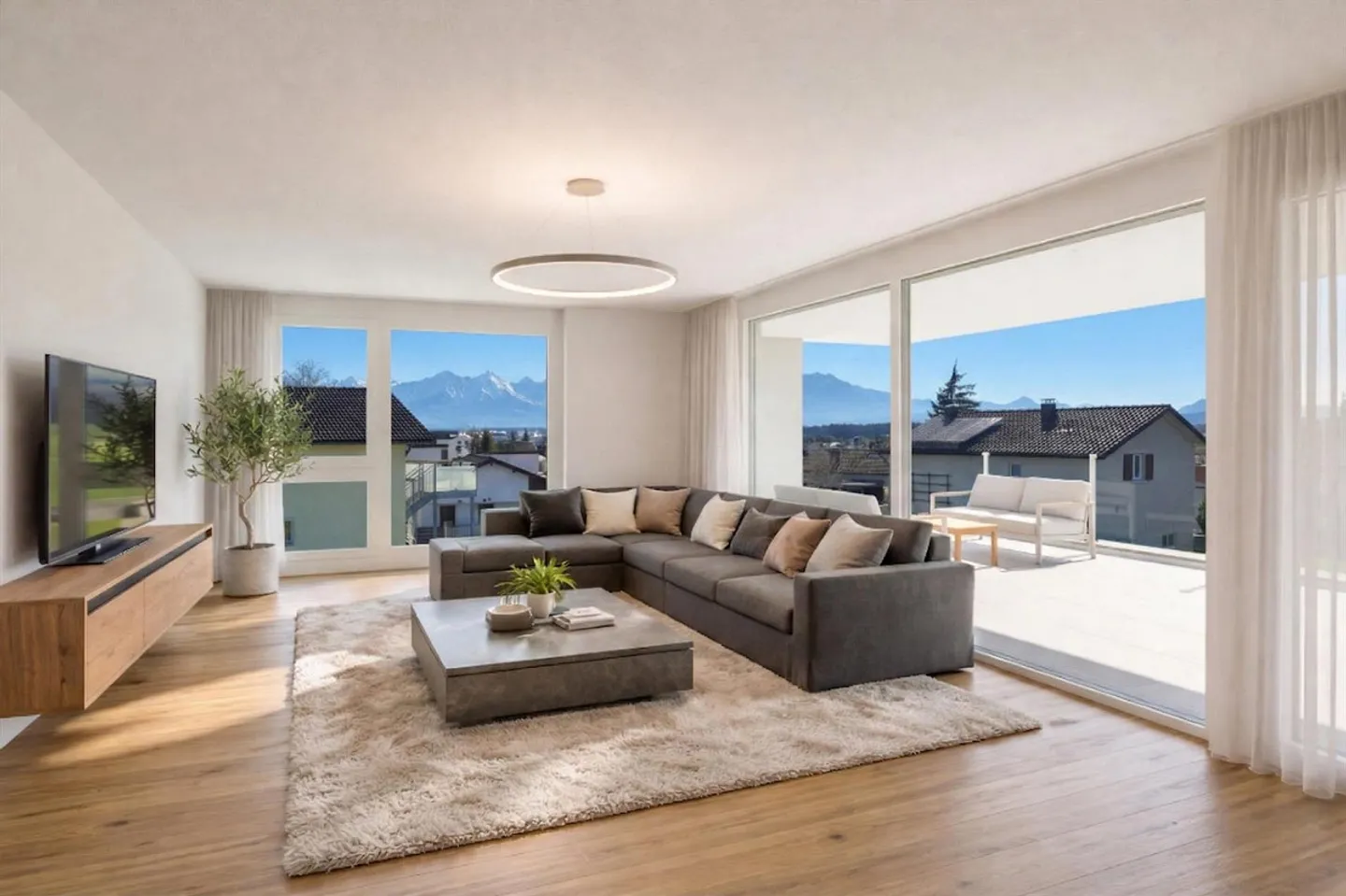 Appartement en attique moderne de 4,5 pièces - Photo 4 sur 6