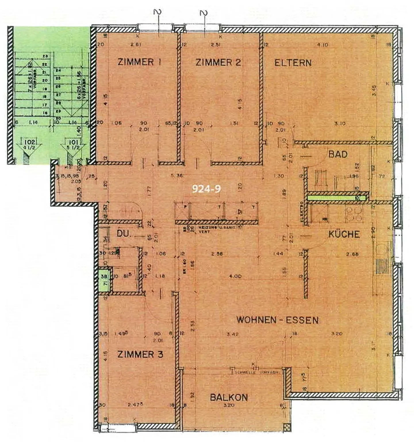 Attractive 5-room apartment with large attic - Photo 4 of 18