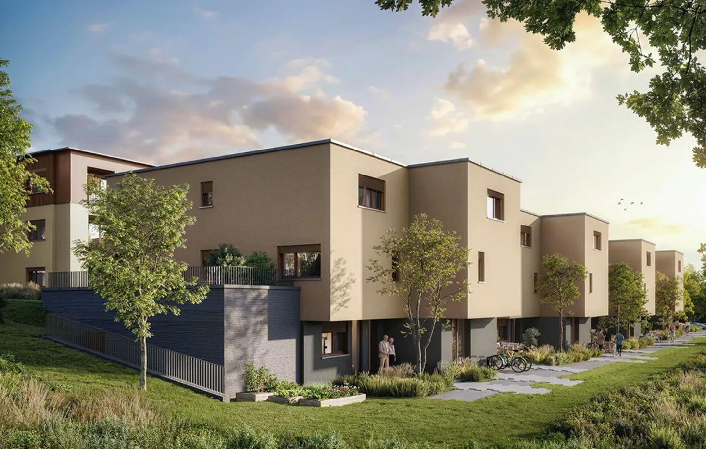 Moderne Familienhaus mit Garten - Foto 3 von 13