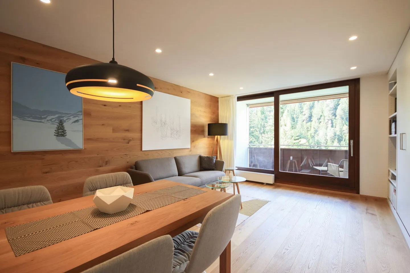 Appartement de vacances entièrement rénové de 1½ pièces au 5ème étage près des remontées mécaniques de Laax dans 'Rancho' - Photo 3 sur 16