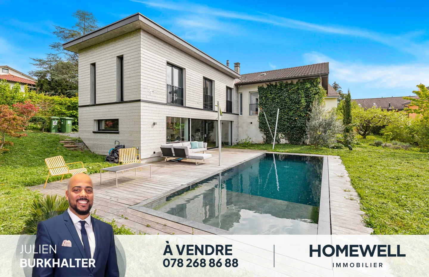 Villa individuelle avec magnifique piscine dans quartier résidentiel! - Photo 1 sur 14