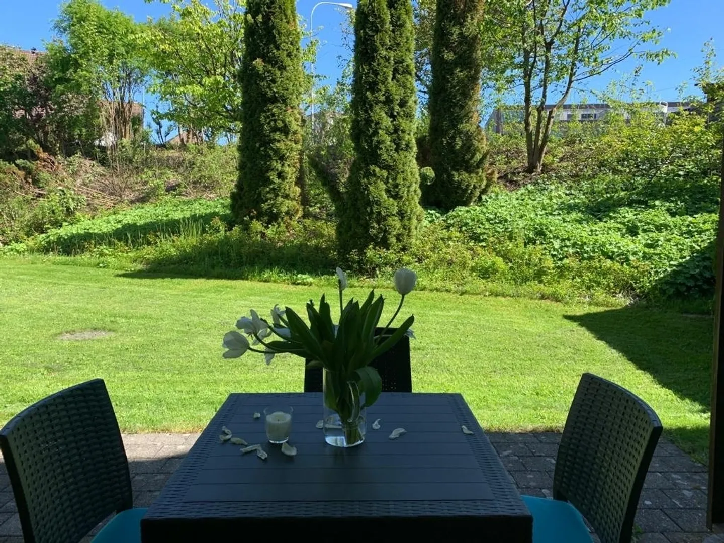 Belle appartement de jardin 3.5 pièces à Samstagern - Photo 9 sur 11