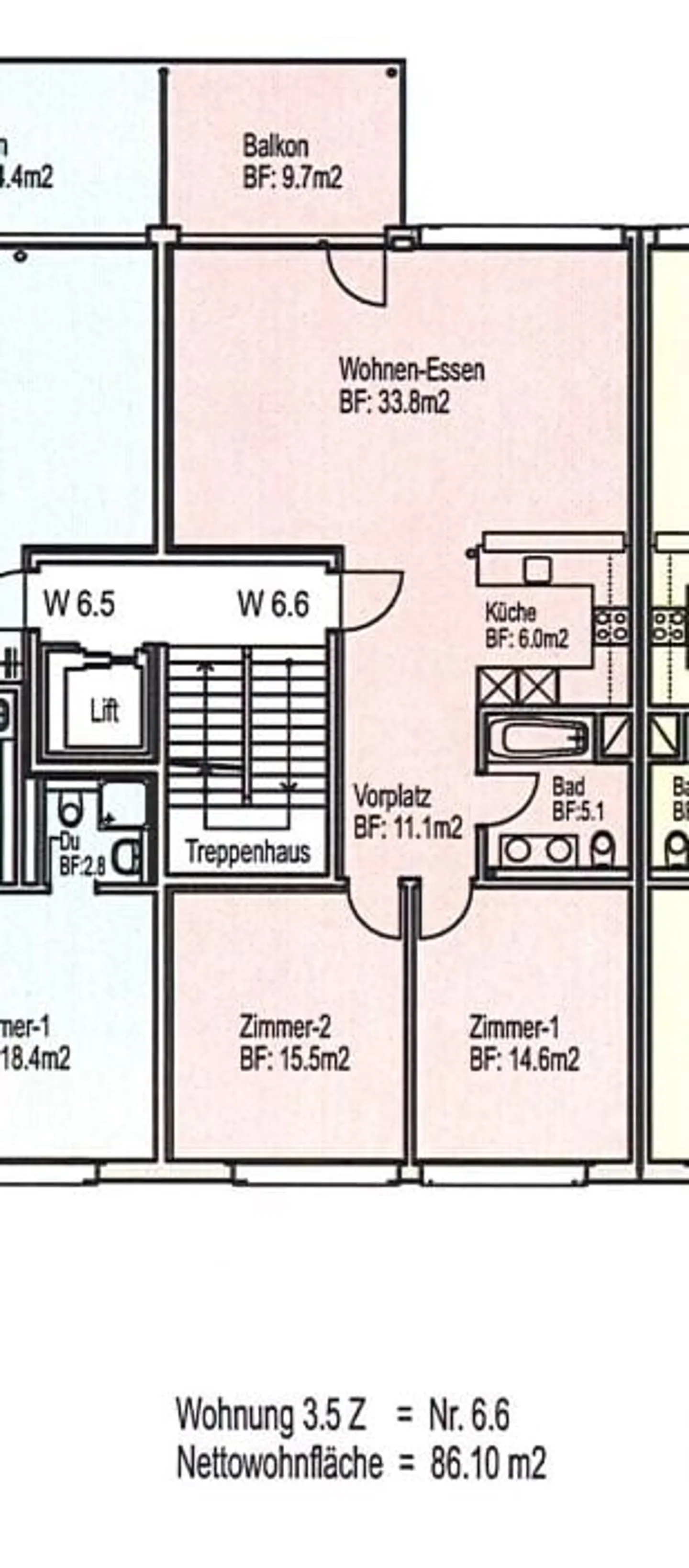 Appartement moderne de 3,5 pièces au 2ème étage - Photo 9 sur 9