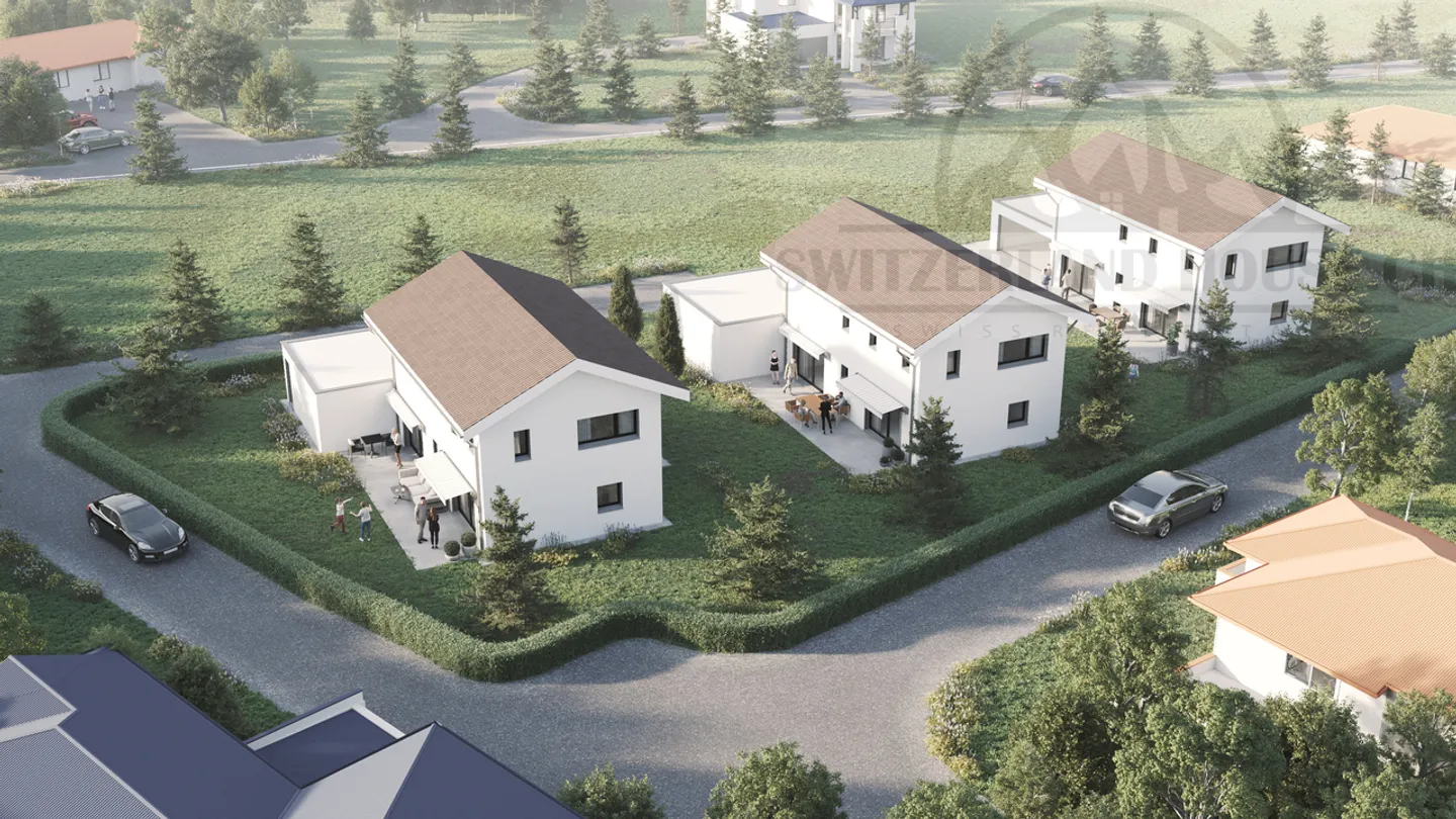 Magnifica villa indipendente di 5.5 locali con ampio giardino a Lovens - Foto 1 di 10