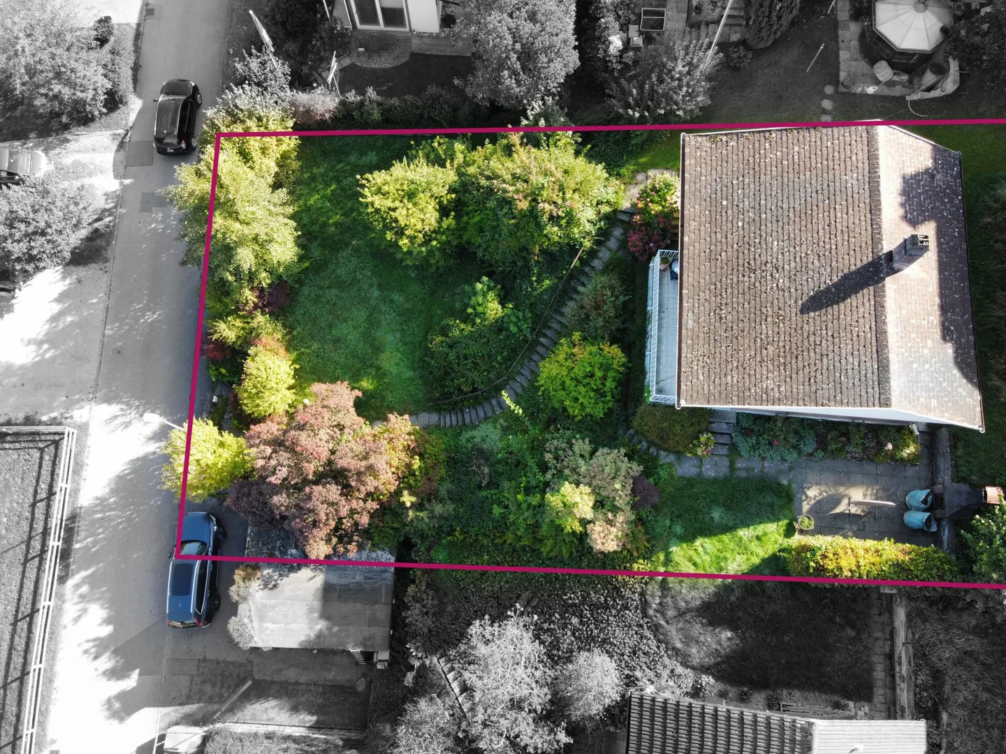 Grundstück mit direkter Seesicht und Überbauungspotential - Foto 4 von 11