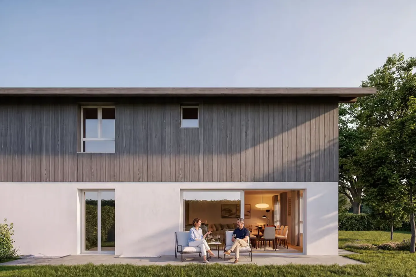 Zwei Doppelhaushälften, die für das Familienleben gedacht sind [Villa 1] - Foto 1 von 12