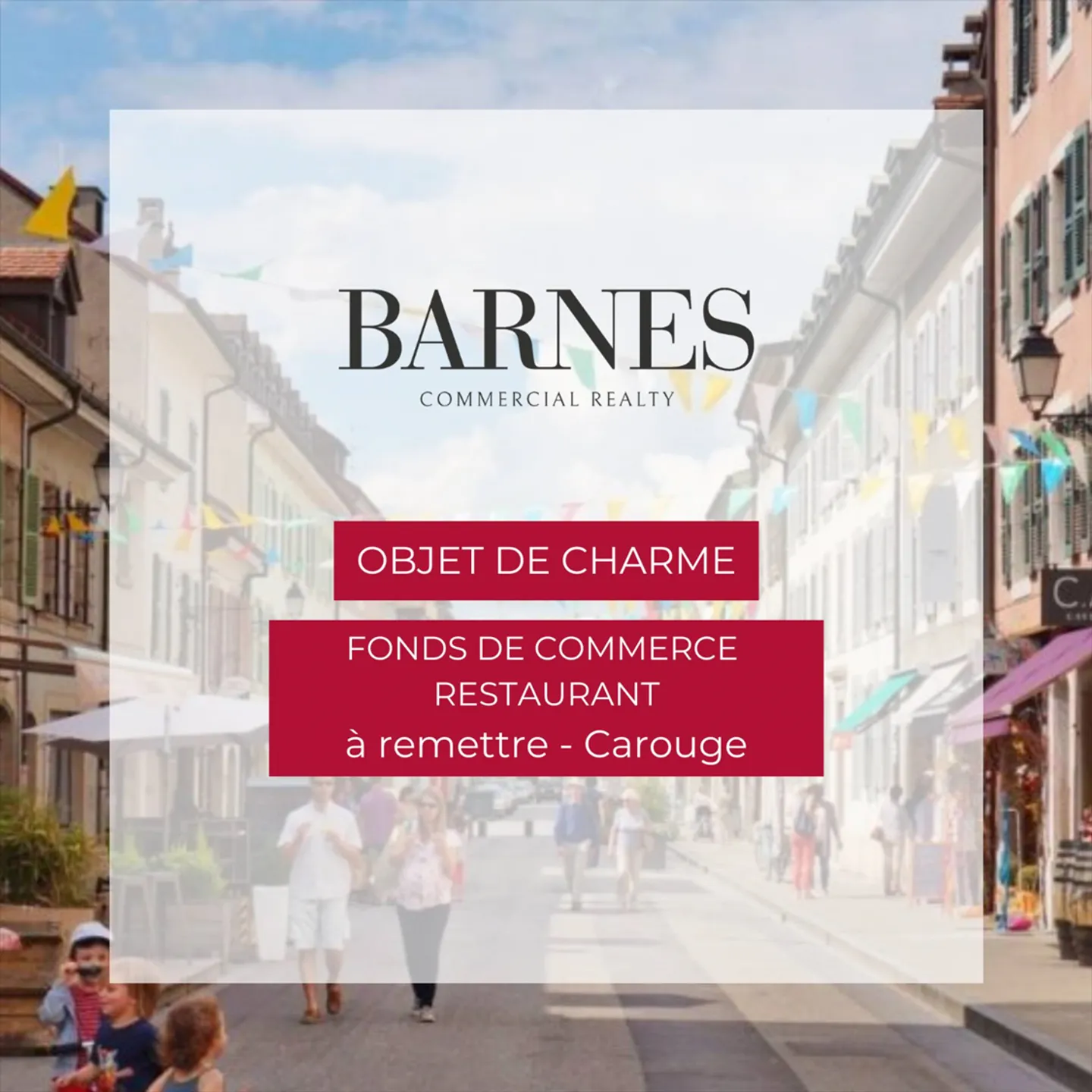 Restaurant zu übergeben - Historisches Zentrum von Carouge - Foto 1 von 1
