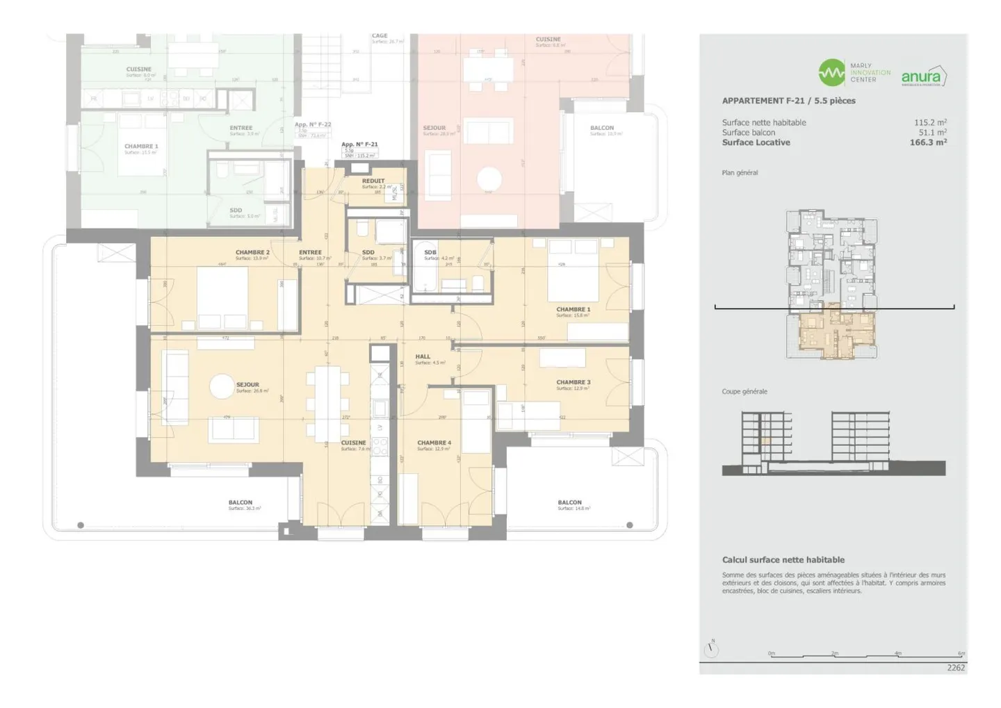 Prairie 2 - Apartment 5.5 rooms on the 2nd floor - Photo 13 of 15