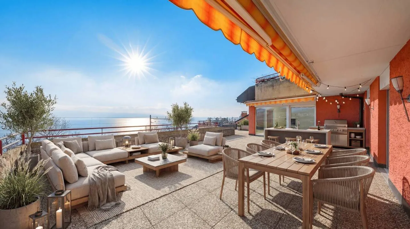 La Transformation - Espace, Confort et Vue Panoramique sur le Lac et les Alpes - Photo 5 sur 13