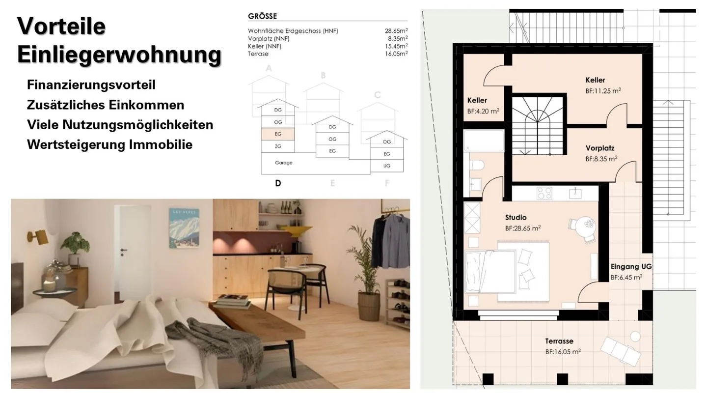 Elegant house with a separate granny flat - Versatile living in Bergün Bravuogn (House D) - Photo 5 of 10
