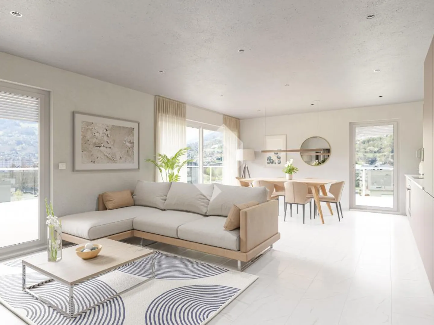 2.5 rooms on the ground floor, facing SOUTH - Photo 2 of 5