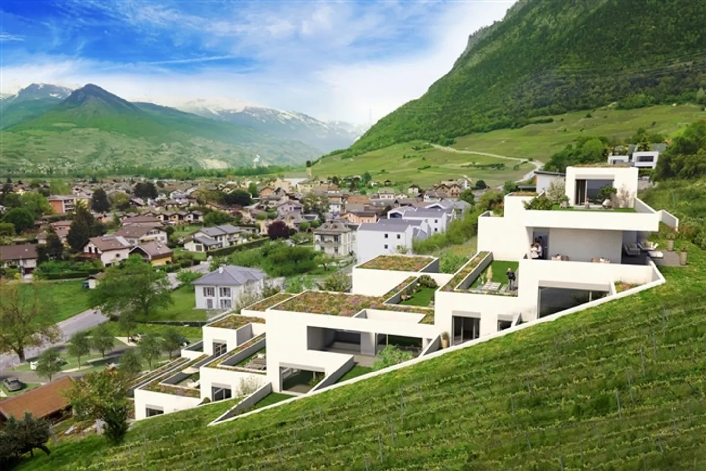 Magnifique propriété en maisonette avec terrasses et jardin sans vis-à-vis - Photo 3 sur 6