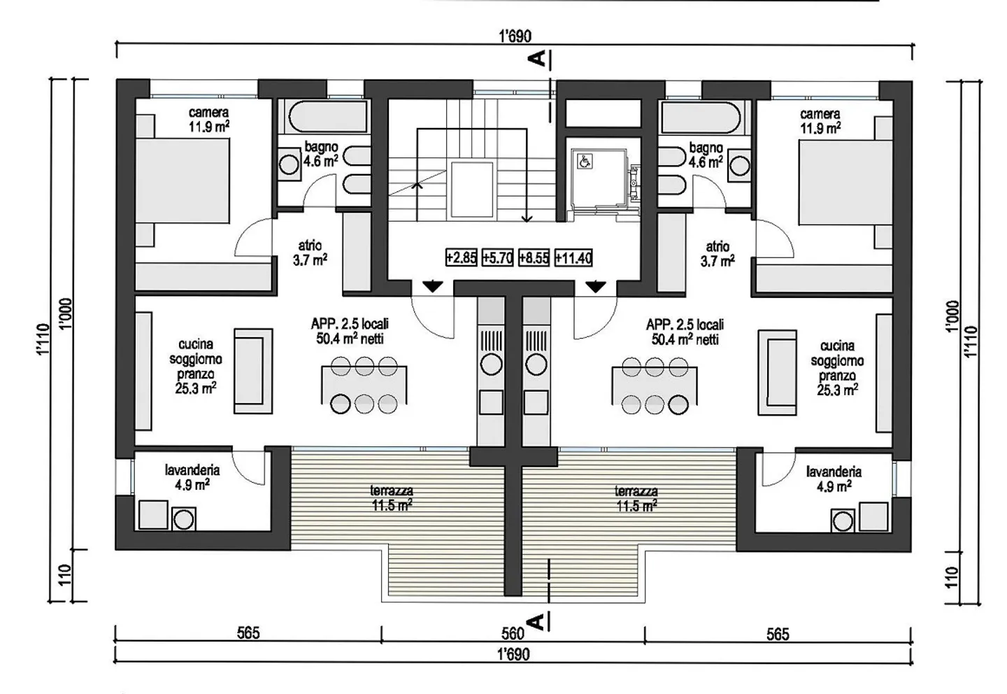 Nouvel appartement exclusif avec terrasse dans un quartier pratique et stratégique - Photo 11 sur 16