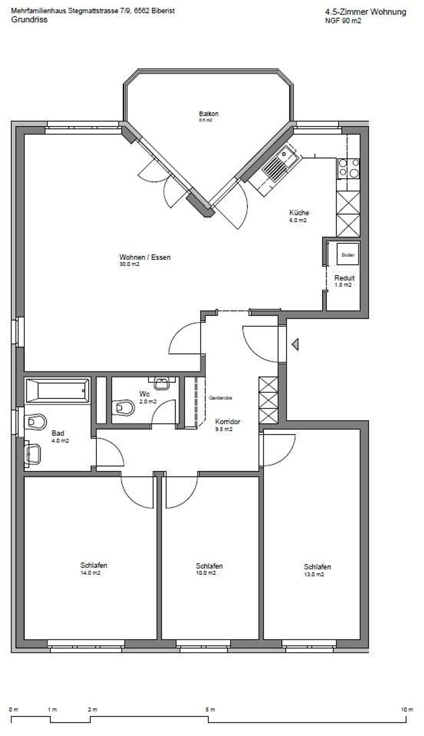 Appartement 4.5 pièces - Foto 10 von 10