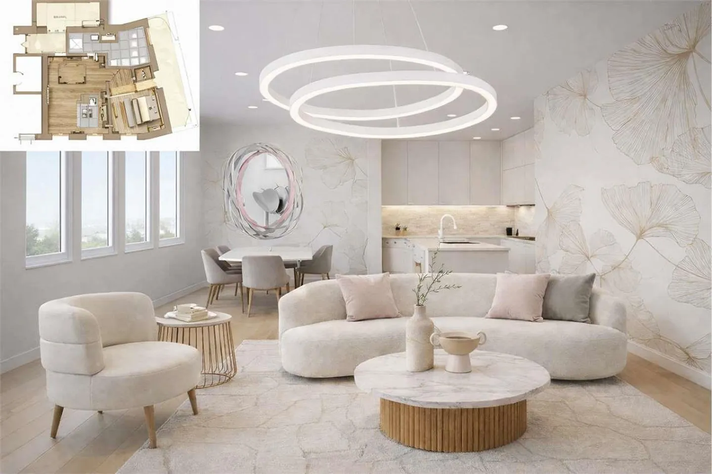 REFINED 2.5-ROOM APARTMENT TURNKEY IN THE CENTER - Photo 2 of 5