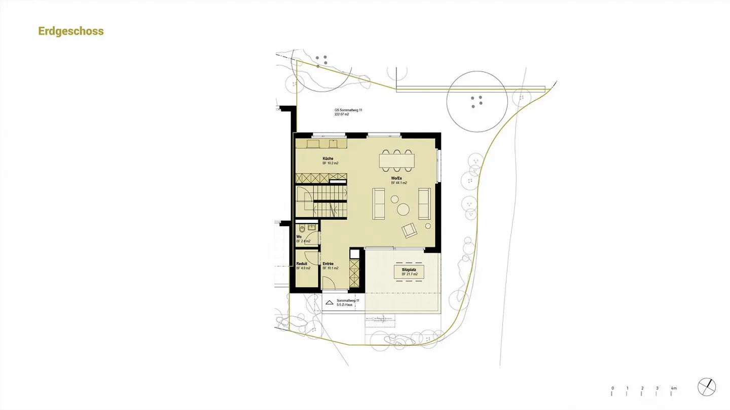 Neubauprojekt 24 DEFH / 1 EFH im Grünen in Benzenschwil - Foto 6 von 8