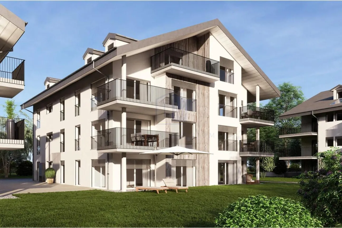 Eine geräumige und helle 3 ½-Zimmer-Wohnung in Billens - Foto 6 von 8