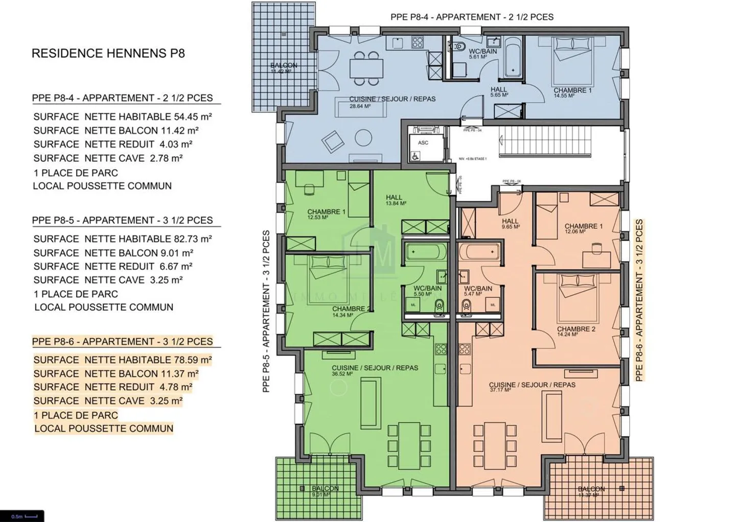 Eine geräumige und helle 3 ½-Zimmer-Wohnung in Billens - Foto 8 von 8