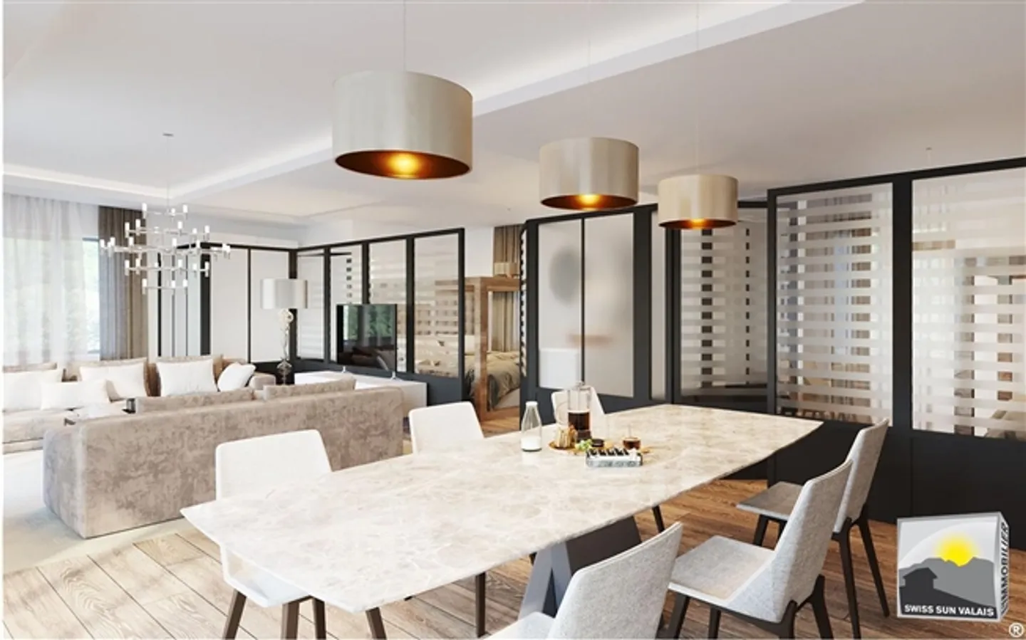 MARTIGNY/I am VISION, Complete Building with Penthouse, Commercial Space, Parking 6.5 Units 288 m2 for Sale Martigny, Switzerland - Photo 6 of 20