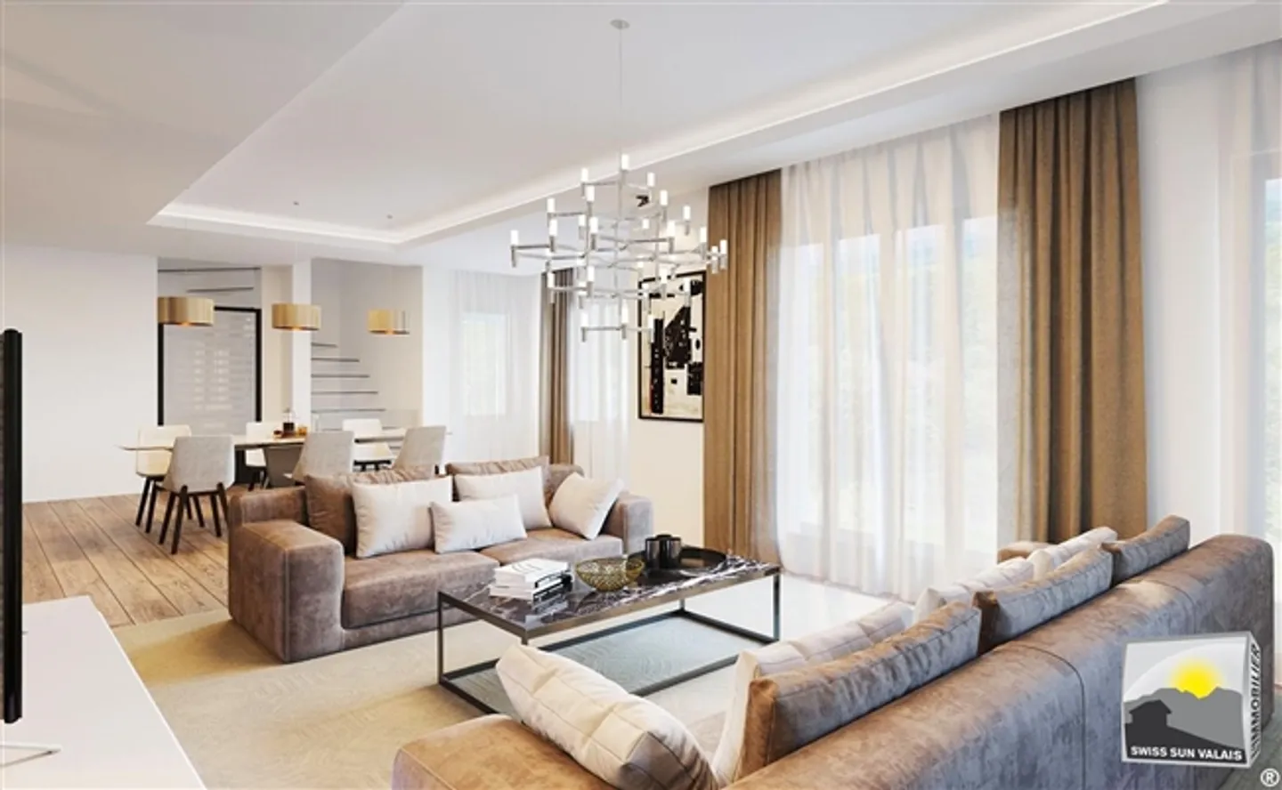 MARTIGNY/I am VISION, Complete Building with Penthouse, Commercial Space, Parking 6.5 Units 288 m2 for Sale Martigny, Switzerland - Photo 9 of 20