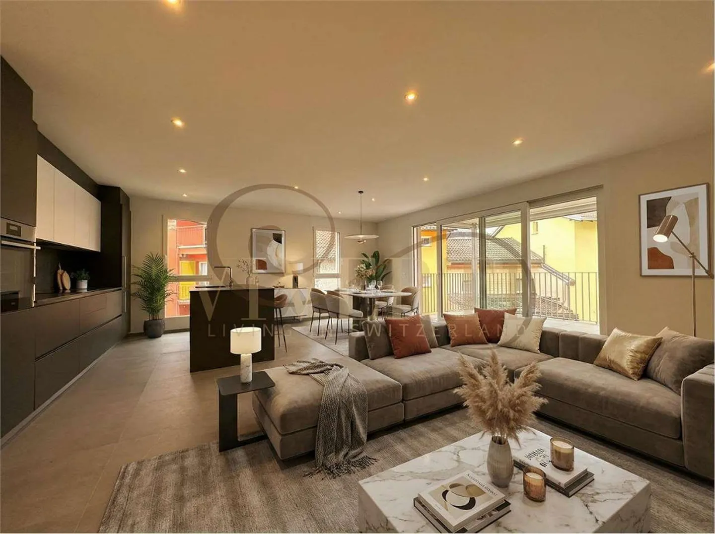 Elegante 3.5-Zimmer-Wohnung mit Terrasse - Foto 1 von 9