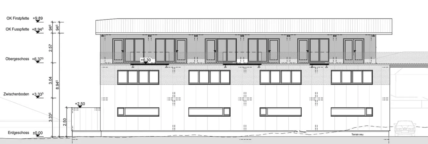 Capannoni commerciali (con ufficio) con posto auto in affitto a Leuk - Foto 2 di 6