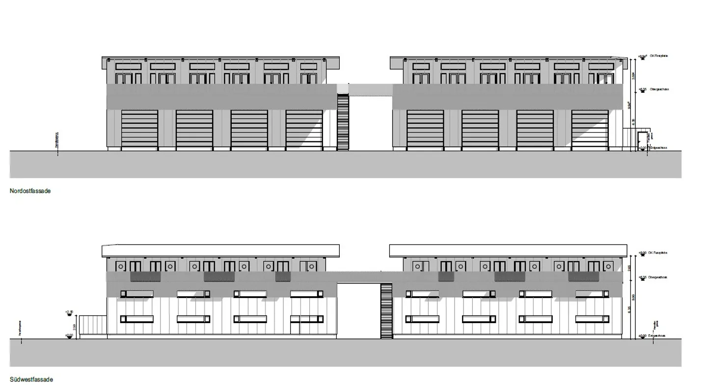 Capannoni commerciali (con ufficio) con posto auto in affitto a Leuk - Foto 3 di 6