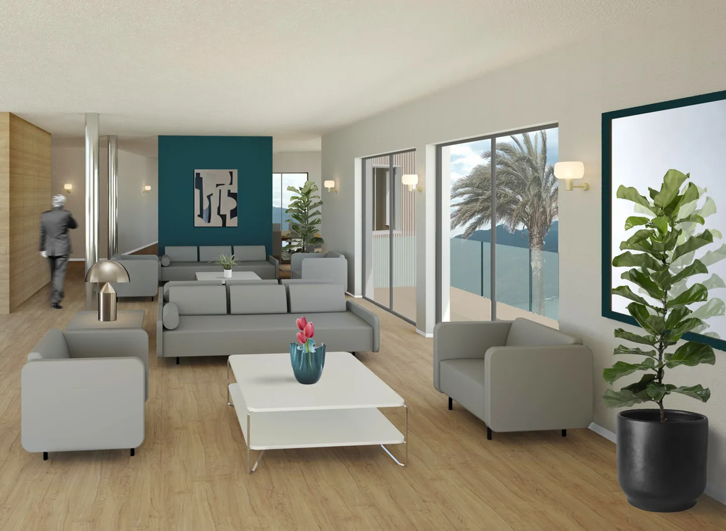 Elegante Villa mit Seeblick - Foto 8 von 8