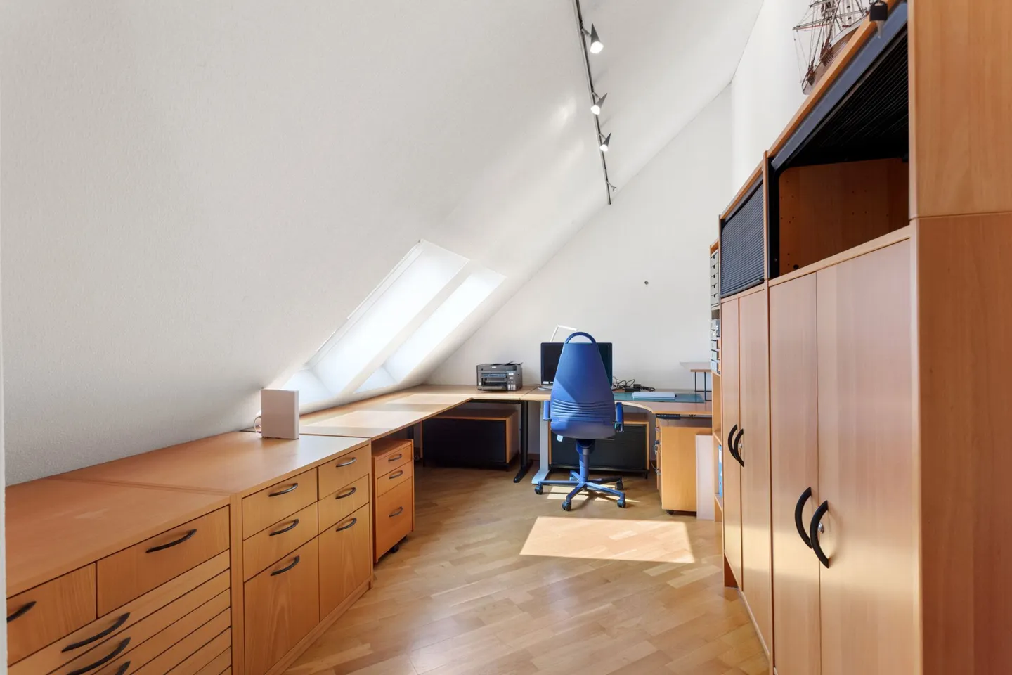 Maisonette attico nel verde con vista sul lago di Pfäffikon e sulle Alpi - Foto 6 di 12