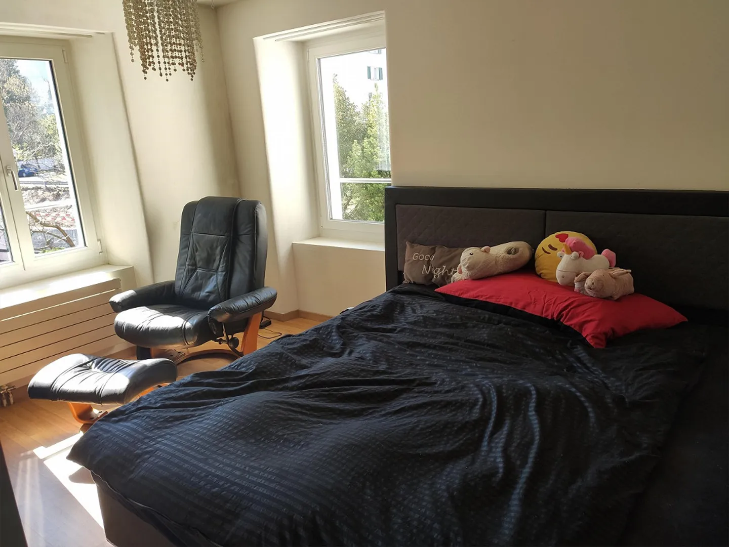 Bright 2.5 room apartment on the raised ground floor - Photo 9 of 12