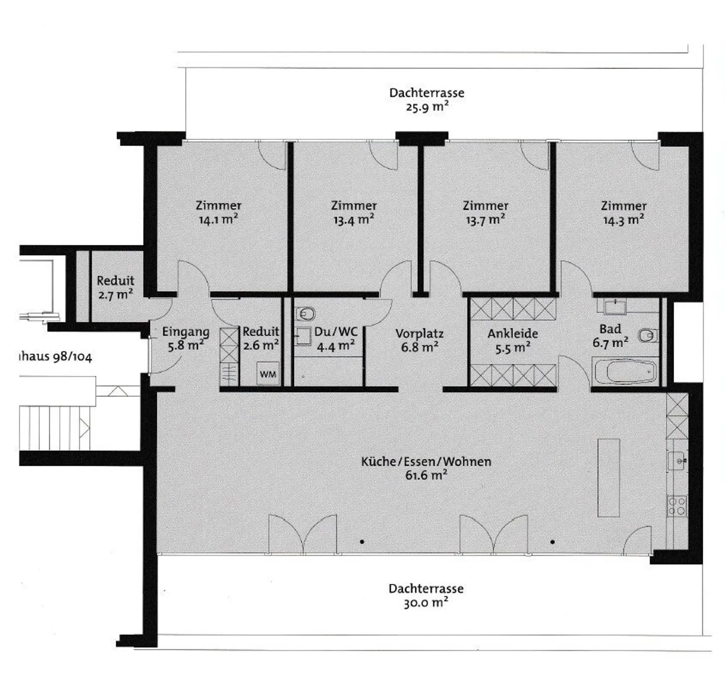 Appartement moderne avec terrasses - Photo 9 sur 10