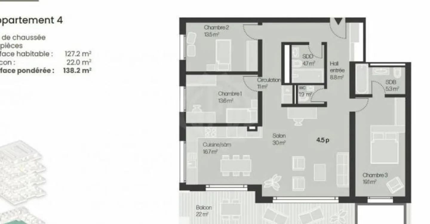 Neues Erdgeschoss-Apartment - Foto 4 von 5