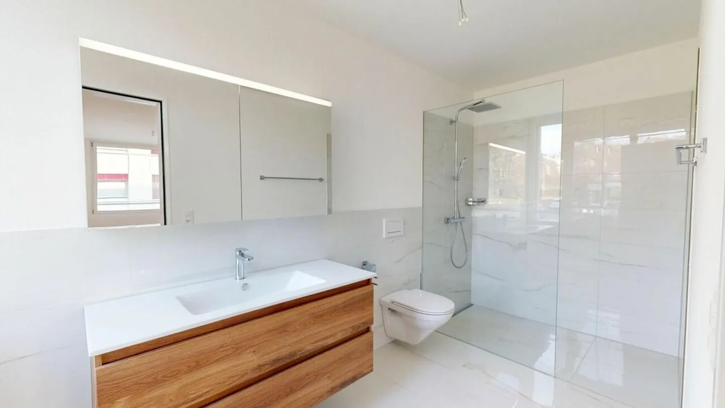 Moderne 4.5-Zimmer-Wohnung in Menziken AG - Stilvoll und Lichtdurchflutet - Foto 6 von 16