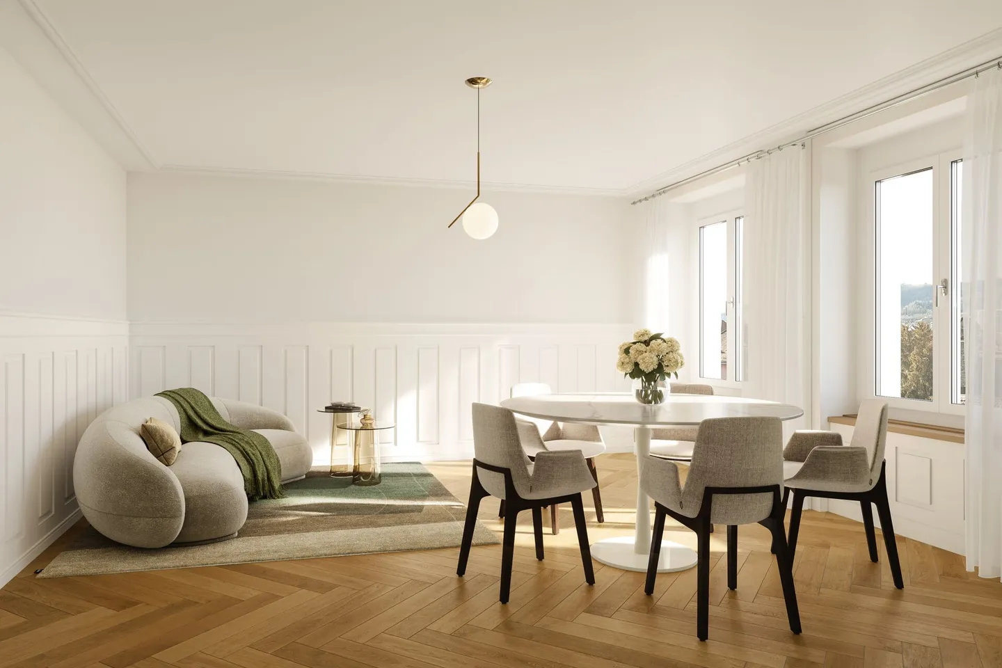 Your new home in District 3 - Exclusive 3.5-room apartment on the ground floor - Photo 5 of 7