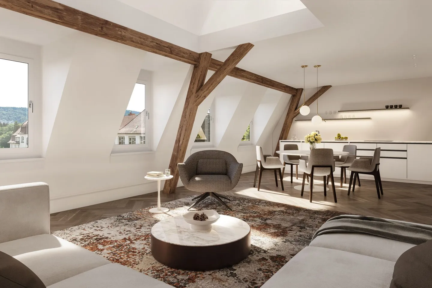 Your new home in District 3 - Exclusive 3.5-room apartment on the ground floor - Photo 7 of 7