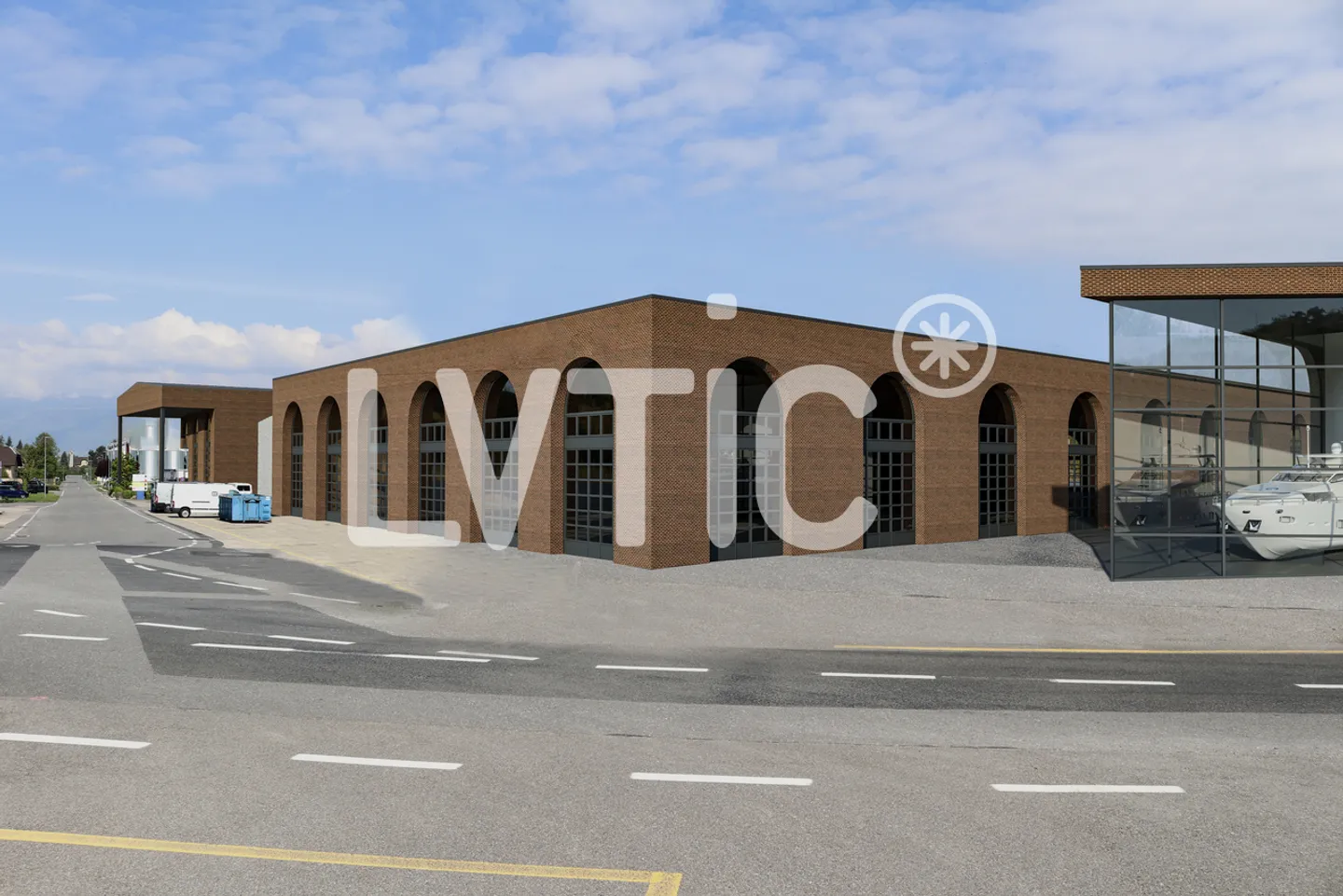Werkstätten, Lager von 4600 m2 teilbar ab 500 m2 zur Miete in Yvonand - Foto 3 von 5