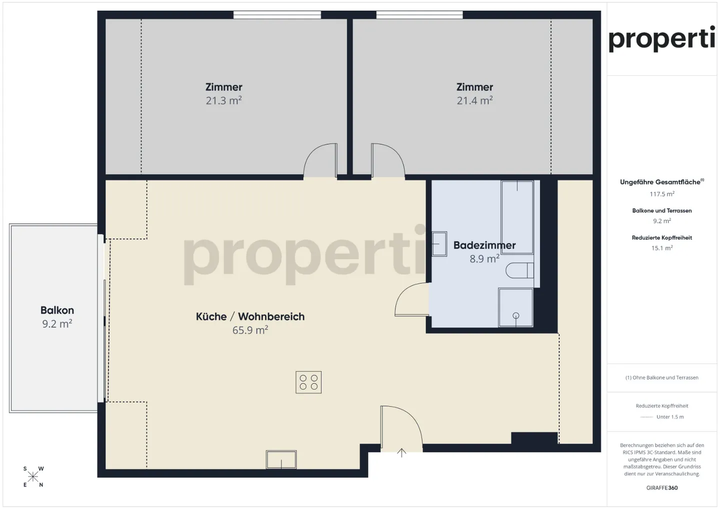 Attikawohnung 3.5 Zimmer - Foto 12 von 13
